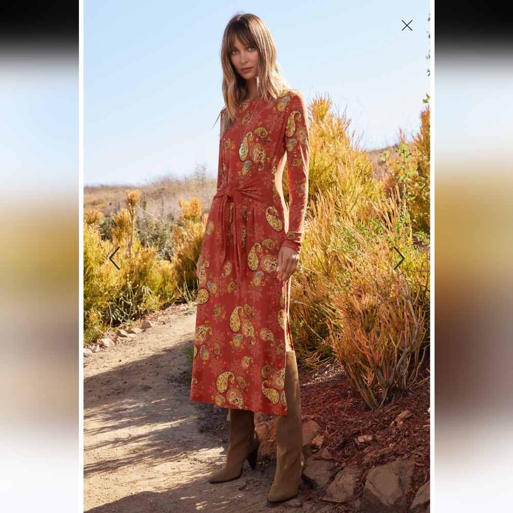 Johnny Was Los Angeles The Janie Favorite Long Sleeve Dress